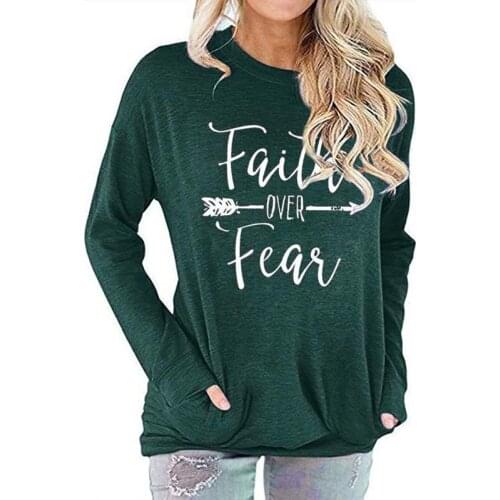Faith Pint Oversized T Shirts Womens Clothes Summer Fashion O Neck Long Sleeve Tops Casual Loose Tee Shirt Femme Ropa Mujer