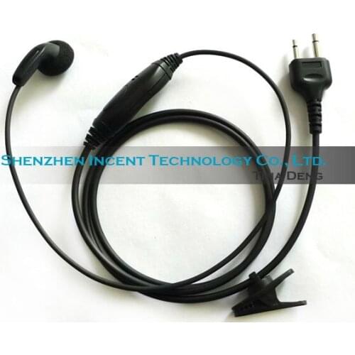VOIONAIR 10pcs/lot Ear Bud Earphone Headset Speaker For Icom IC-F3 IC-F4 IC-U12 Vertex Maxon