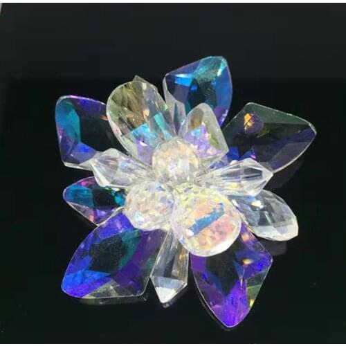 2pcs New Hot Floral Shoe Decoration DIY Luxury Crystal Women Clothes Charms DIY Femal High Heels Mujer Sandals Pumps