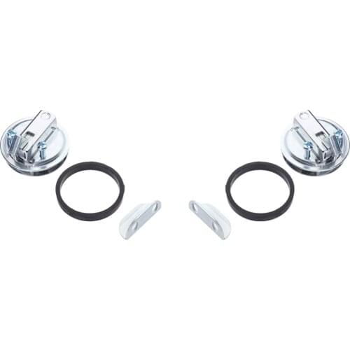 2 x 316 Marine Grade Stainless Steel Round Hatch Flush Boat Hatch Lift Ring 45mm