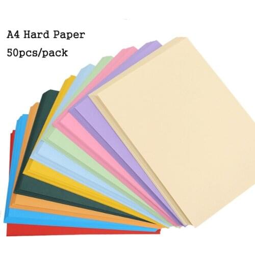 50 Pcs A4 Paper Cutting Dies Solid Color Pattern Background Paper Crafts For Card Making DIY Scrapbooking Paper Decorations New