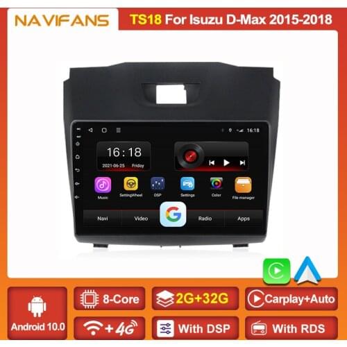 2 DIN 9" IPS Screen Android 11 Car Radio Multimedia Video Player For Chevrolet Trailblazer Colorado S10 For Isuzu D-max DSP RDS