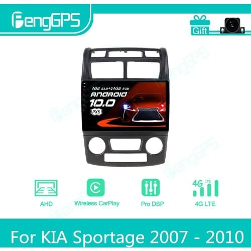 For KIA Sportage 2007 - 2010 Android Car Radio Stereo Multimedia Player 2 Din Autoradio GPS Navigation PX6 Unit Screen Display