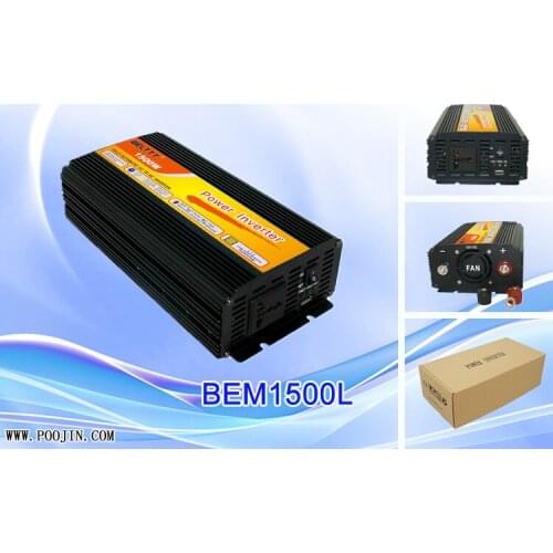 Free Shipping Wholeasle household Power Inverter 1500W DC 12V TO AC 220V Home Power Supply for home use