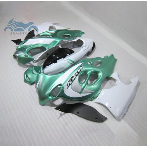 Free Custom Fairing for SUZUKI KANATA GSXF600 GSXF750 2003 2005 2006 motorcycle fairings kit GSXF 600 03-06 green white bodywork