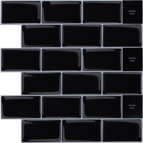 EasyTiles Pet Shop Decorative Wall Tiles, Home Decoration Waterproof Wall Stickers, Bathroom Moisture-Proof Baffle- 1 Sheet