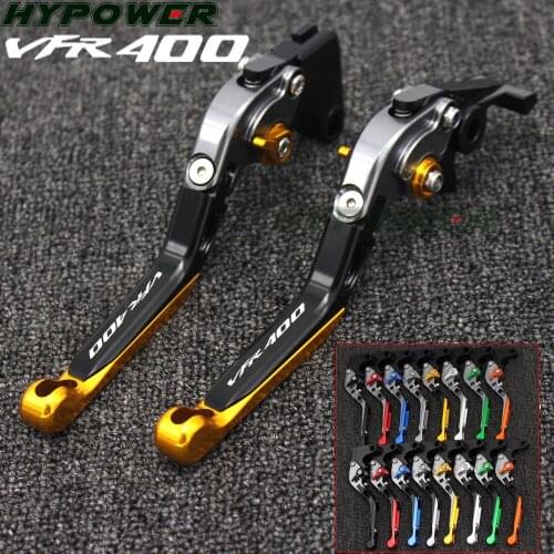 For Honda VFR400 VFR 400 NC30 NC 30 1989-1992 1991 1990 CNC Motorcycle Adjustable Folding Extendable Clutch Brake Levers Motor