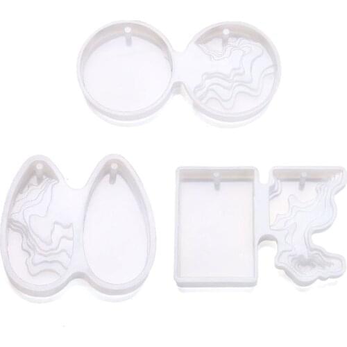 13MC Ocean Island Pendant Resin Molds Silicone Molds Jewelry Making Epoxy Resin Molds for Pendant Necklace Resin Crafts DIY