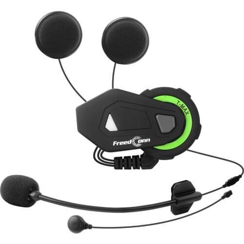 FreedConn TMAX-M Motorcycle Buletooth Music Headset Motorcycle Helmet FM Radio Headset Bluetooth 5.0