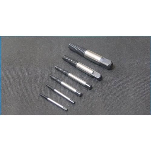DHL 100set 6pcs/set Damaged Broken Screws Extractor Drill Bits Easy Out Remover Center Drill Damaged Bolts