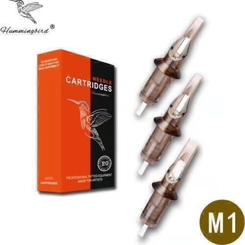 HUMMINGBIRD 1027M1 Tattoo Needle Cartridges #10 (0.3mm) Magnums (27M1) for Tattoo Machines & Grips 20Pcs