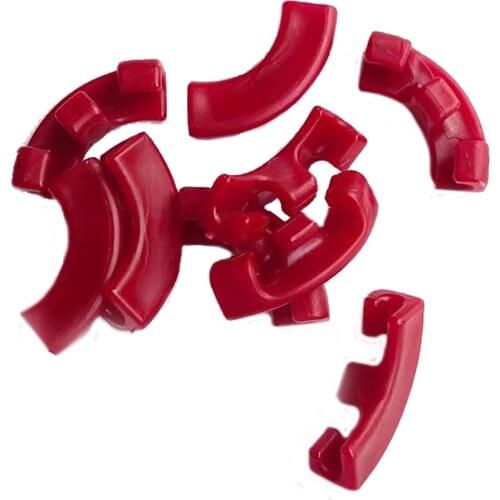 30Pieces/Pack of 90 Degree Plant Pipe Bender Plant Elbow Auxiliary Tool Garden Plant Tool Garden Practical Tools Red/Green