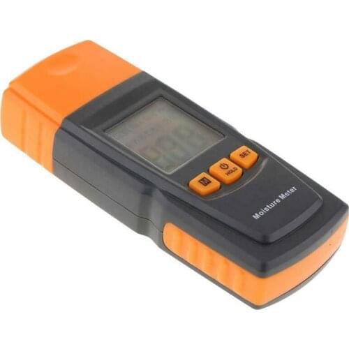 New With Digital LCD Display Damp Moisture Meter Detector Tester Wood Timber Hygrometer Plaster Sensor