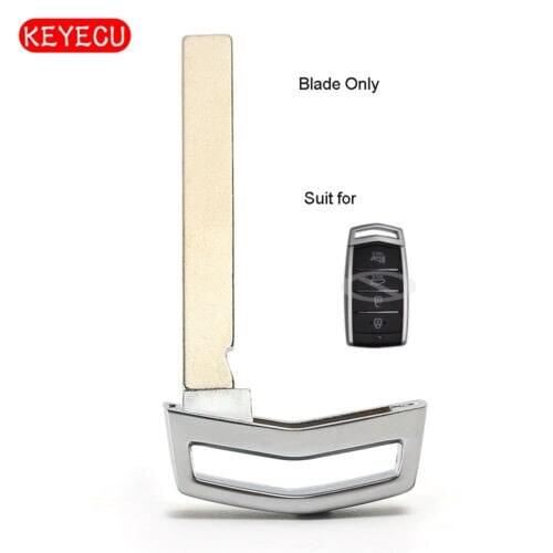 Keyecu Smart Prox Insert Remote Emergency Key Blade Blank for Hyundai Genesis G80 2017