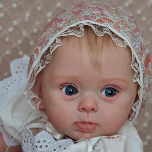 24inch Reborn Doll Kits Lifelike Princess Adelaide Toddler Diy Unfinished Doll Parts DIY Toys Drop Shipping