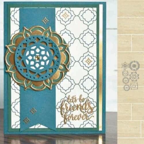 Lace Flowers Set Metal Cutting Dies Scrapbooking Stencil Template for DIY Paper Album Greeting Cards Craft Embossing Die Cuts