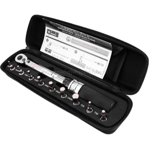 Hand tool set 1/4inch 1-25NM Click Adjustable Torque Wrench Bicycle Repair tools bike repair spanner kit set O12 19 dropship