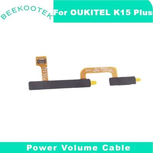 New Original OUKITEL K15 PLUS Cellphone Power Volume Button FPC Wire Flex Cable repair accessories For K15 PLUS Smartphone