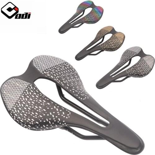 ODI Mountain Road Bicycle Seat Saddle Ultra-Light Poly Fiber Hollow Breathable MTB Bike Cycling Racing Seat Saddles
