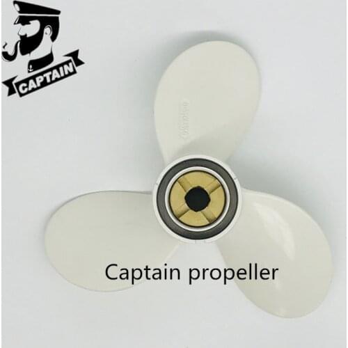 Captain Propeller 9 1/4x10 3/4 Fit Yamaha Outboard Engines 9.9 HP15HP F15C F15 F20 Aluminum Pin Drive RH 626-45943-02-EL-D
