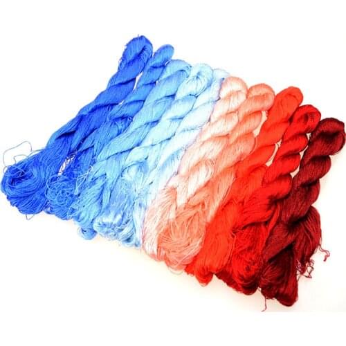 New 400m silk embroidery / 100% silk thread / Spiraea embroide silk thread hand embroidery embroider cross stitch