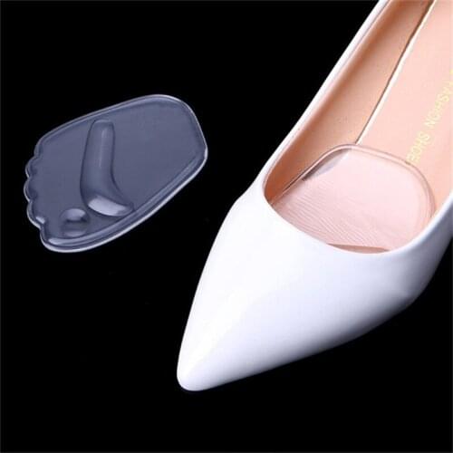 Silicone Gel Forefoot Insole Shoes Pads High Heel Soft Orthopedic Insole Anti-Slip Foot Protection Foot Cushions Pain Relief