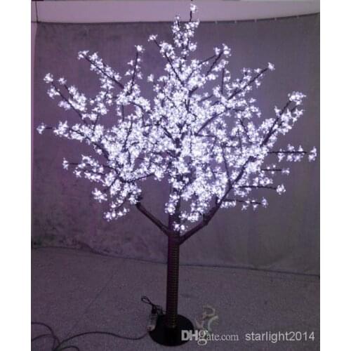 LED Christmas Light Cherry Blossom Tree 480pcs LED Bulbs 1.5m/5ft Height Indoor or Outdoor Use Free Shipping Drop Shipping Rainp