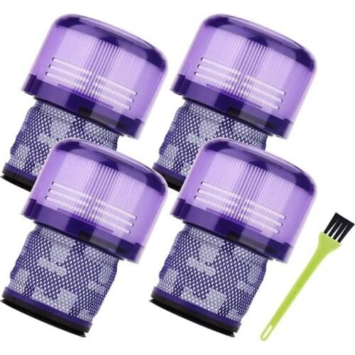 TOP!-4 Pcs Spare Parts Filter For Dyson V11 SV14 Cyclone Absolute Animal Total Clean Cordless Vacuum Cleaner Parts With Brush