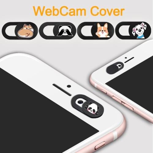 Cartoon Pattern Universal Webcam Cover Phone Lenses Antispy Camera Cover For iPad Laptops Macbook Smart Phone Privacy Sticker