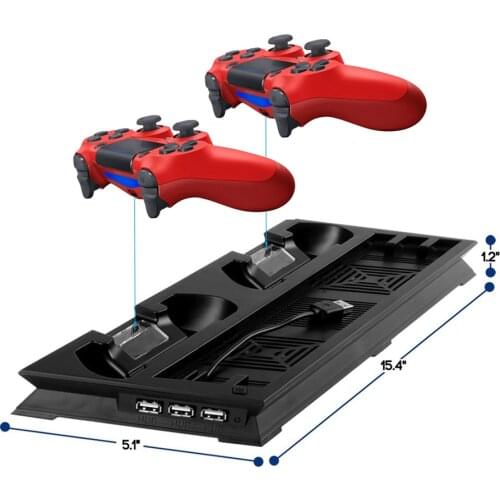 New PS4 Controller Charger PS4 USB Charging Dock Charging Station For Sony Playstation 4 / PS4 Pro Controller