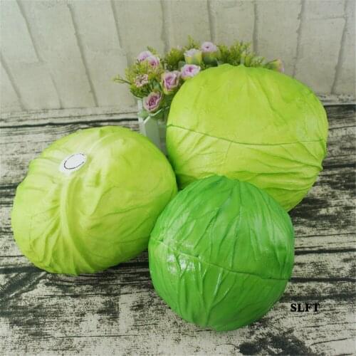 Green grocery Kitchen cabinet cupboard hotel store shop decoration fake pakchoi green vegetables artificial simulation cabbage