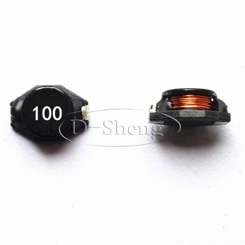 10pcs/SMD ellipse inductors 5022 10UH 100 10A volume:18*14*7MM