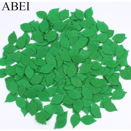 100pcs/lot Fake Leaf mini cute Artificial Green Leaves for Scrapbook home Wedding Party Decoration DIY sewing garments accessory