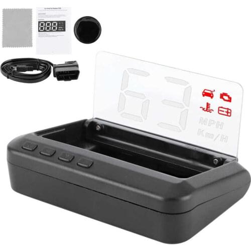 3in Multifunctional Head Up Display HUD Monitor Speed Water Temperature Voltage Display OBD Projector