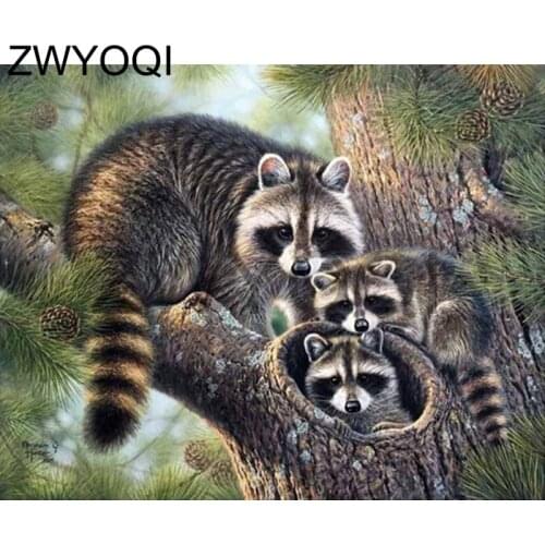 DIY 3D Diamond mosaic Full Square Diamond painting Cross stitch squirrel Totoro fox Full Round Diamond embroidery Totoro fox