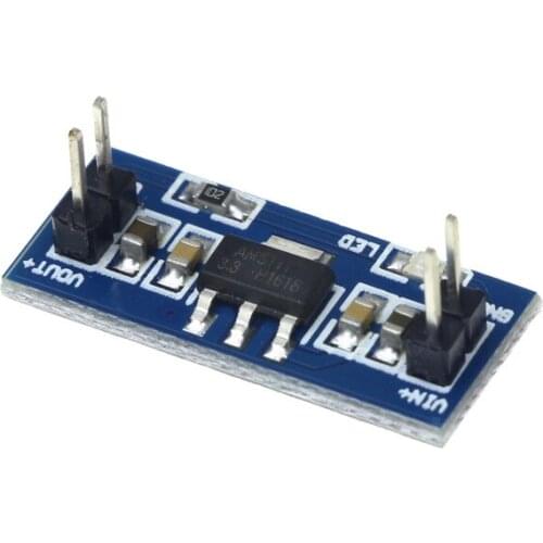 AMS1117 5V (4.5-7V) Turn To 3.3V DC-DC Step Down Power Supply Buck Module For Arduino Raspberry Pi DIY KIT Toy
