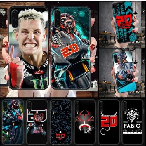 Moto NO.20 Fabio Quartararo Phone Case For Samsung Galaxy A10 A12 A20E A21S A30 A32 A40 A50 A51 A52 A70 A71 A72 A5 A6 A7 2016 20