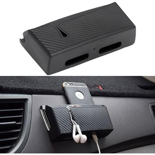 Phone Holder Stand For Phone Charge Keys Coins Car Organizer Container Car Storage Box Stowing Tidying Auto Seat Bag Car-Styling