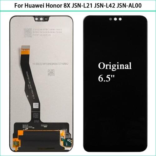 Original 6.5 inch For Huawei Honor 8X JSN-L21 JSN-L42 JSN-AL00 JSN-L22 LCD Display Touch Screen Panel Digitizer Assembly Replace