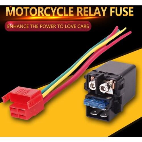 Motorcycle electrical parts lgnition key switch starter solenoid Relay with Plug For Honda CB400 CB-1 VTEC FORZA250 Steed400