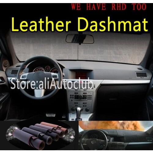For opel astra H Chevrolet Holden Vauxhall Astra Family 2004-2009 Leather Dashmat Dashboard Cover Dash Mat Sunshade Carpet