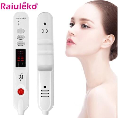 Laser Mole Tattoo Freckle Removal Pen LCD Sweep Spot Mole Removing Wart Corns Dark Spot Remover Salon Beauty Machine Skin Care