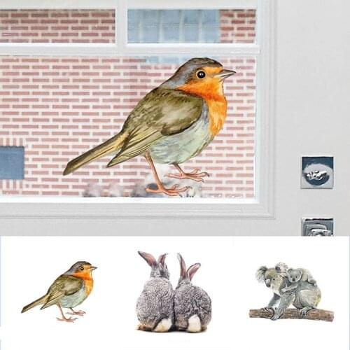 Koala rabbits Wall sticker Childrens kids room home decoration removable wallpaper living room bedroom mural bunny stickers