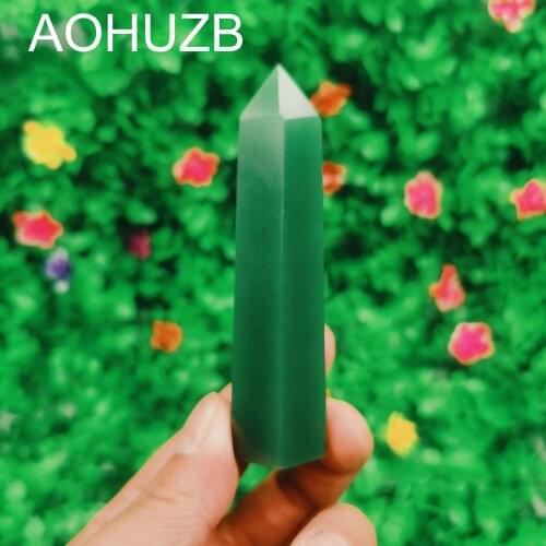 Natural Crystals Quartz High Quality Green Aventurine Points Tower Energy Reiki Healing Room Home Office Decoration Gemstone