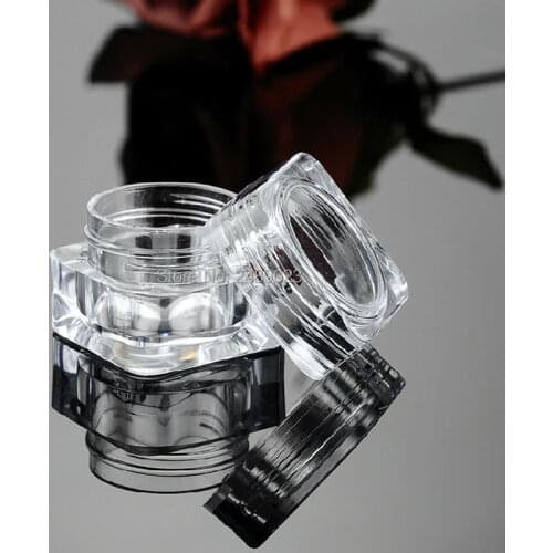 New Sale 5g Travel Use Makeups Mini Storage Bottle For Eyeshadow Eye Face Cream Makeup Cosmetic Jars 100pca/lot Wholesale