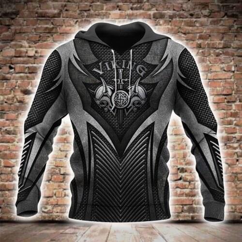 PLstar Cosmos Viking Warrior Tattoo NewFashion Tracksuit casual 3DPrint Pullover Unisex Hoodies/Sweatshirts/Jacket/Men/Women A-5