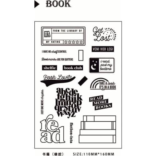 11*16CM Hot sale Night sky Transparent Clear Stamps / Silicone Seals Roller Stamp for DIY scrapbooking photo album/Card Making