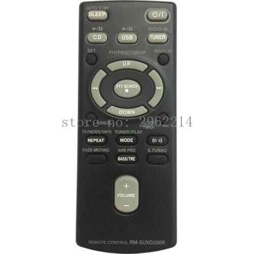 Remote control RM-SUXG300R suitable for JVC Combination audio CD USB radio controller