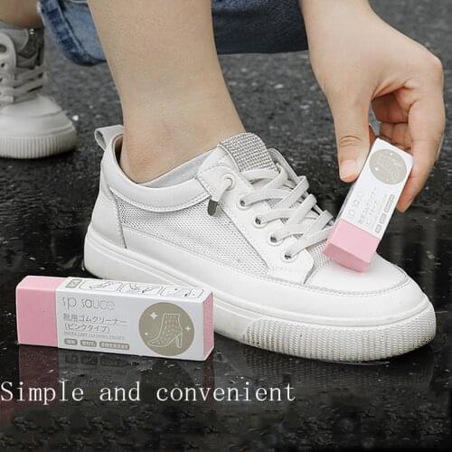 CellDeal 1Pc Rubber Block for Suede Leather Shoes Boot Cleaning Eraser Clean Care Eraser Shoe Brush Wipe Natural Rubbing Cleaner