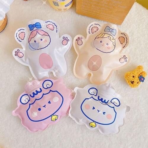 1PC Cute Hand Warmer Hot Water Bag Camping Portable Reusable Health Water Bags Girls Pocket